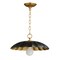 Maxim Lighting Primrose 1-Light Pendant, Black/Gold Leaf 18055BKGL - alternate 1